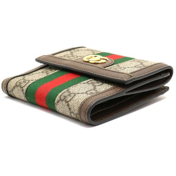 Gucci Offdia GG French Flap Wallet Supreme Canvas Leather - Picture 6 of 9